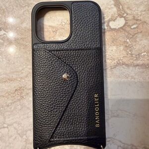 Bandolier iPhone 14 Pro Max Leather crossbody Phone Case